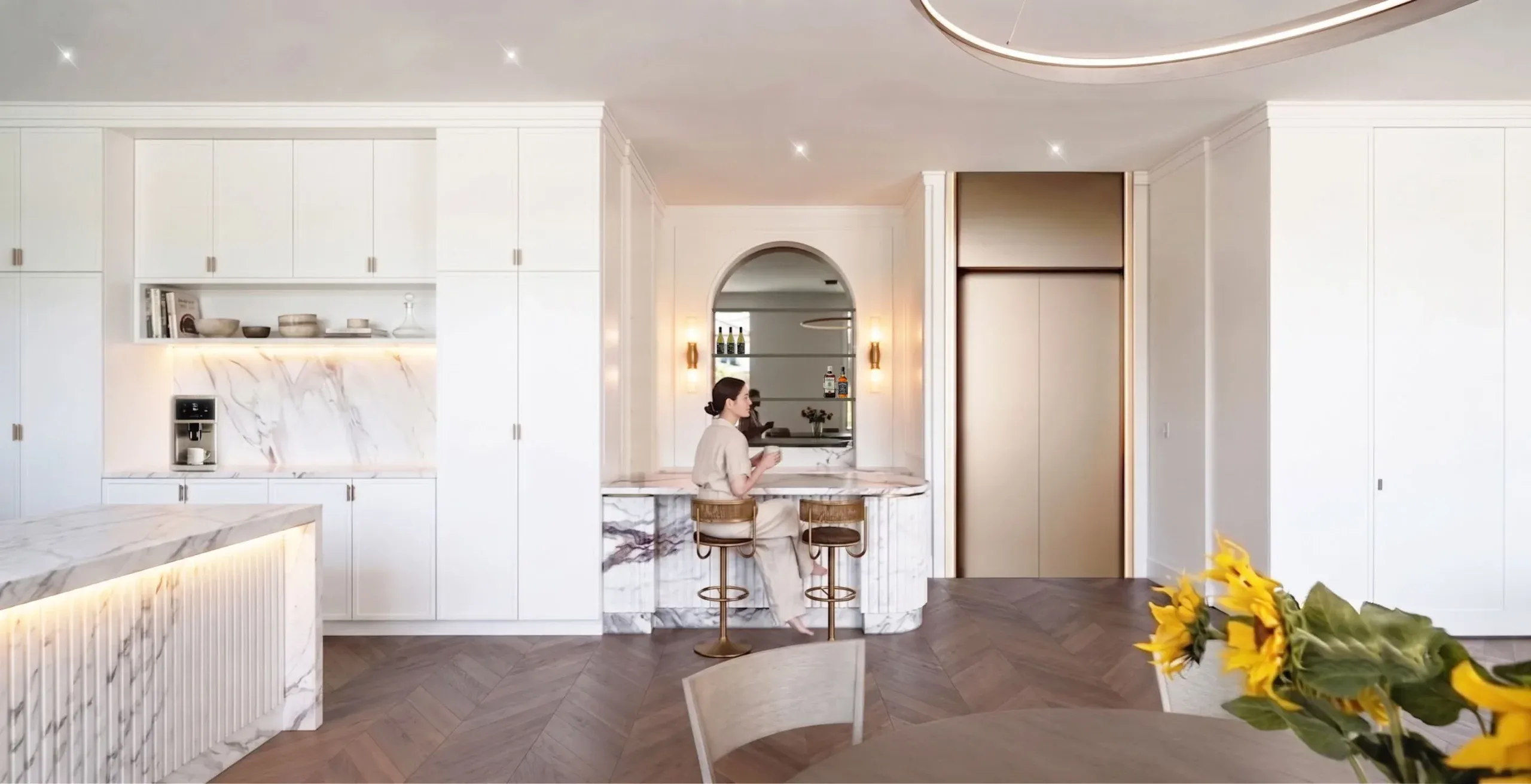 Arcadia residence bar area, furniture proposal