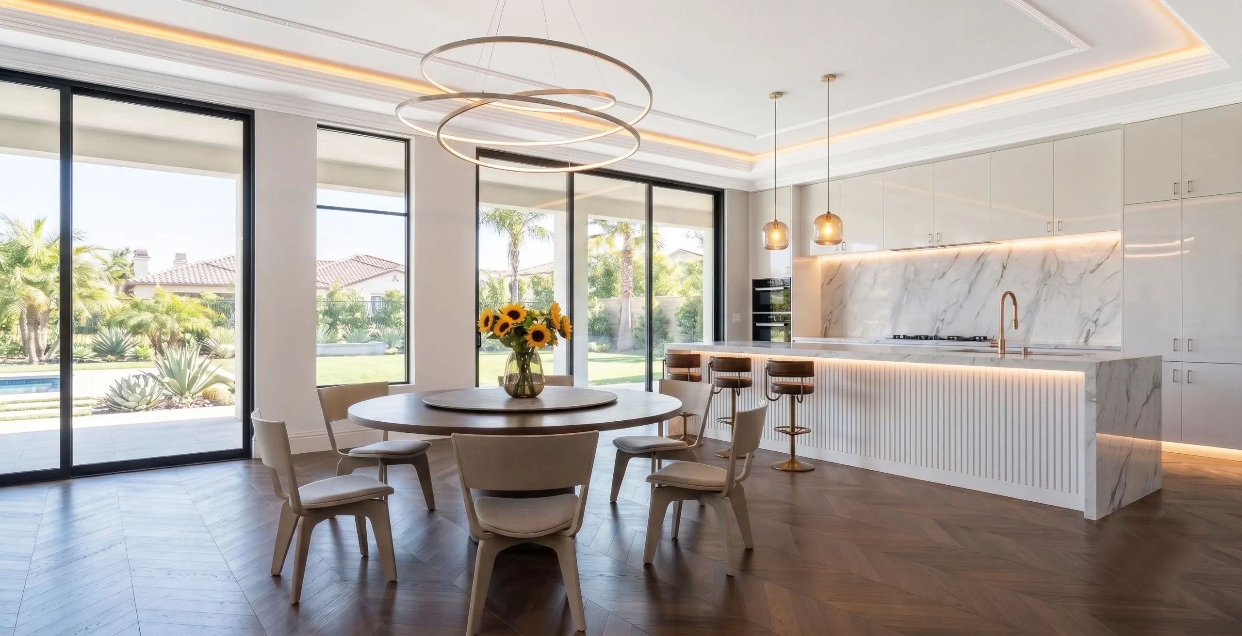 Arcadia Residence custom kitchen