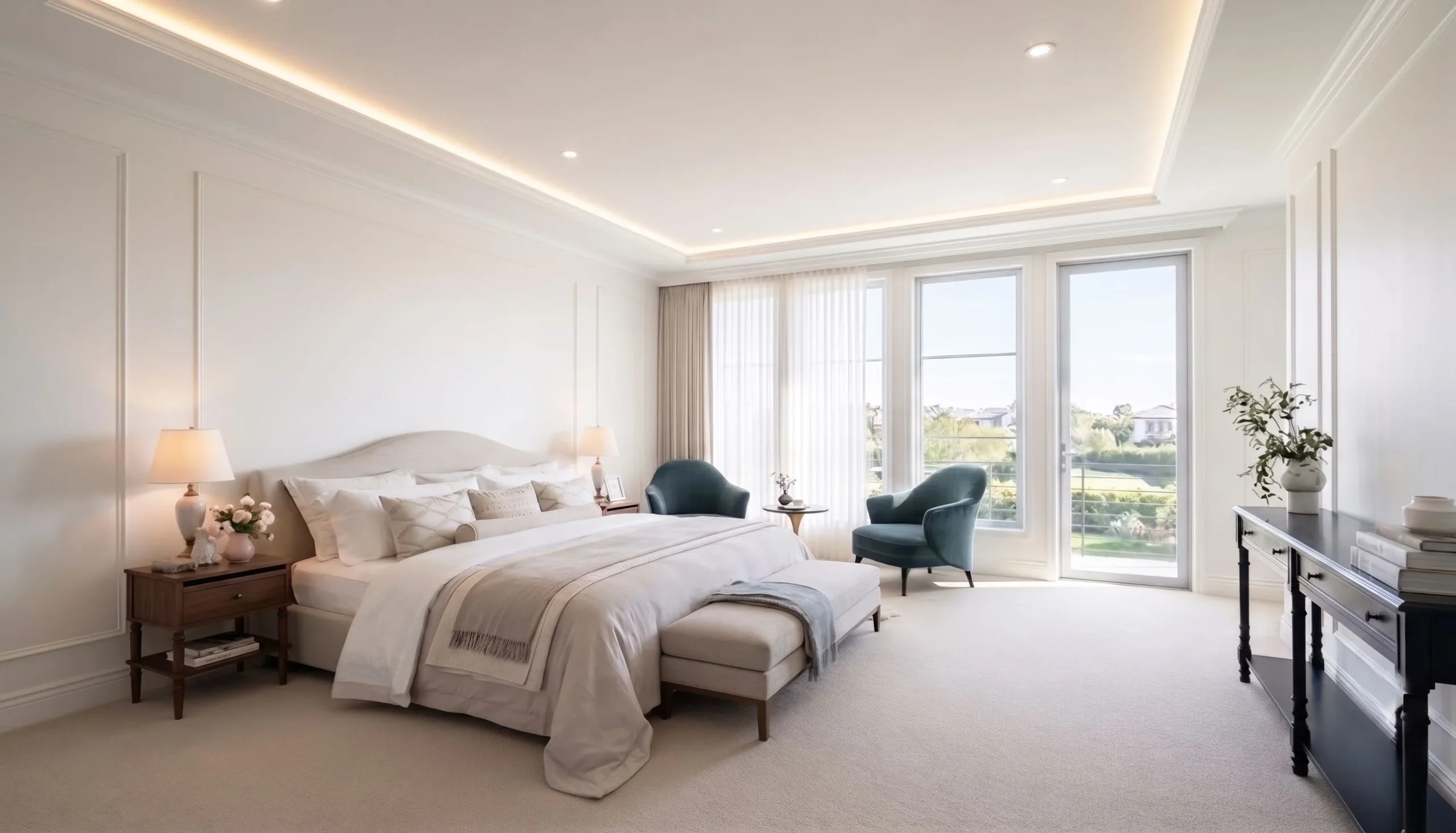 Arcadia Residence master bedroom