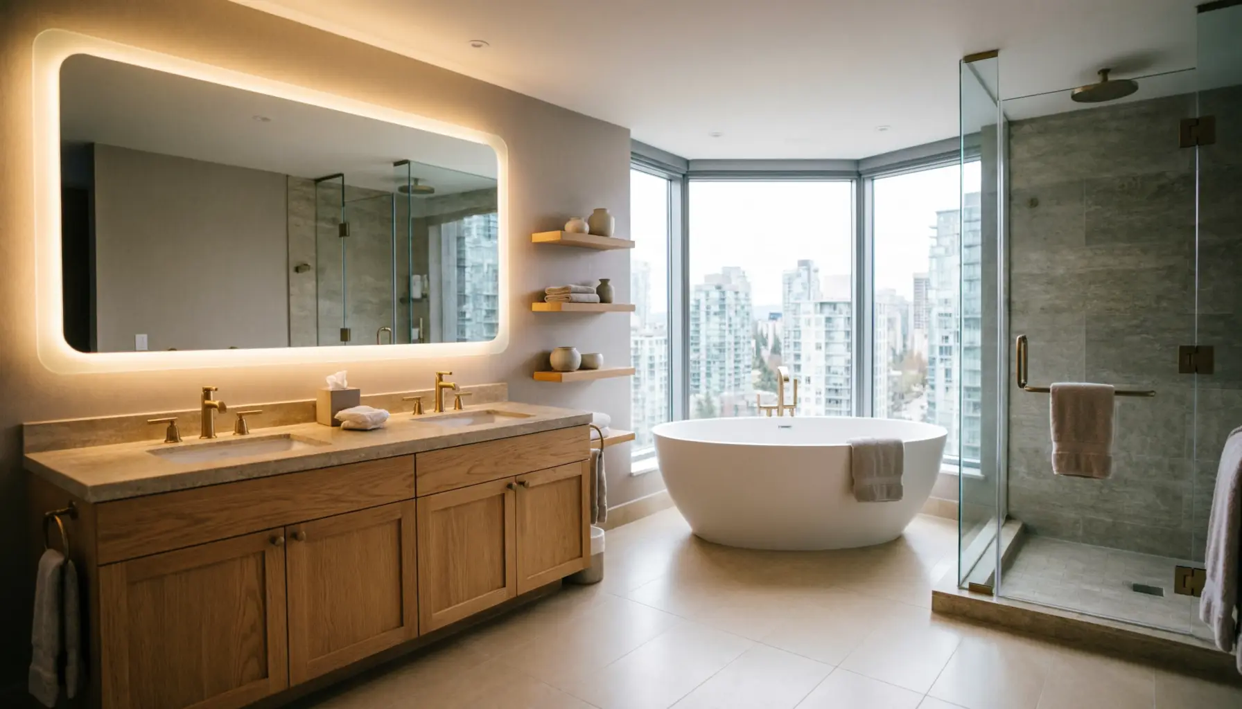 Custom bathroom vanity