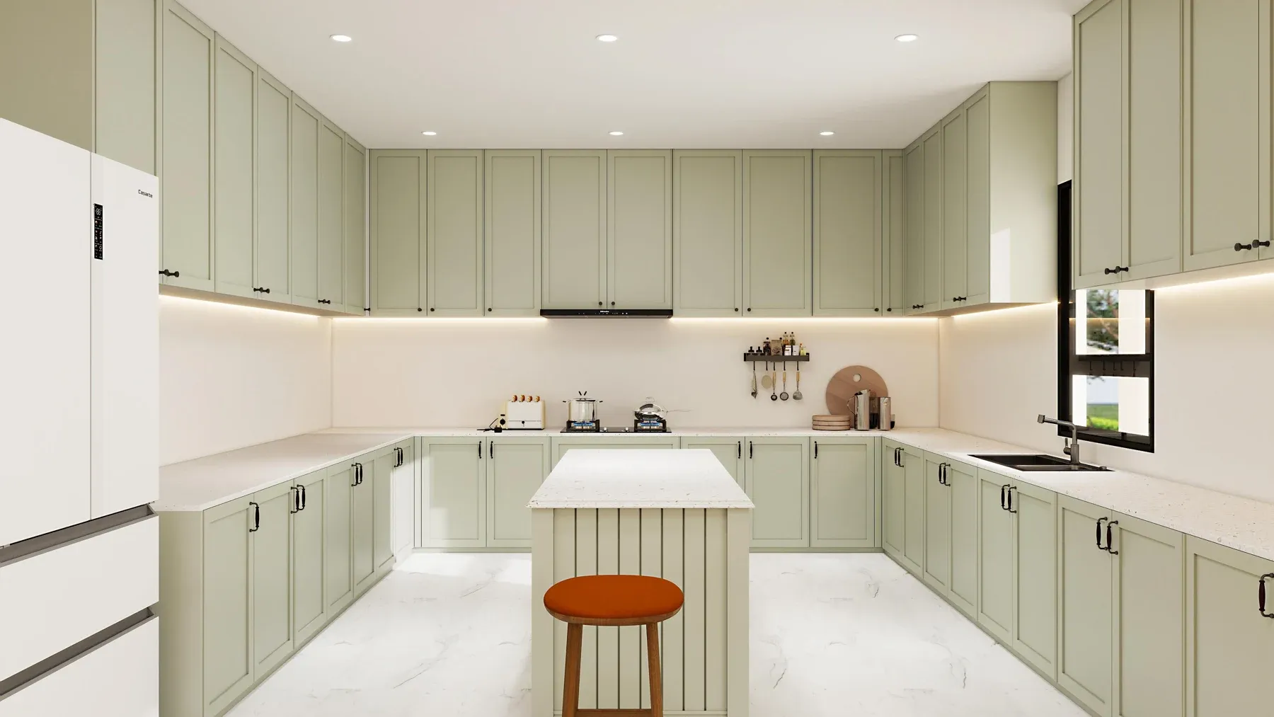 105 Ventura kitchen, interior design proposal