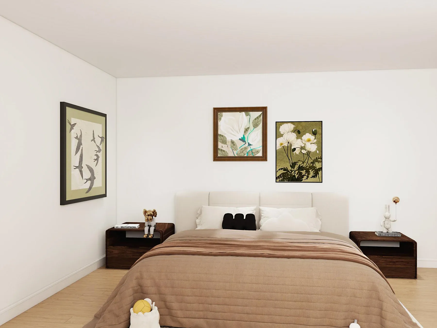 105 Ventura primary bedroom, interior design proposal