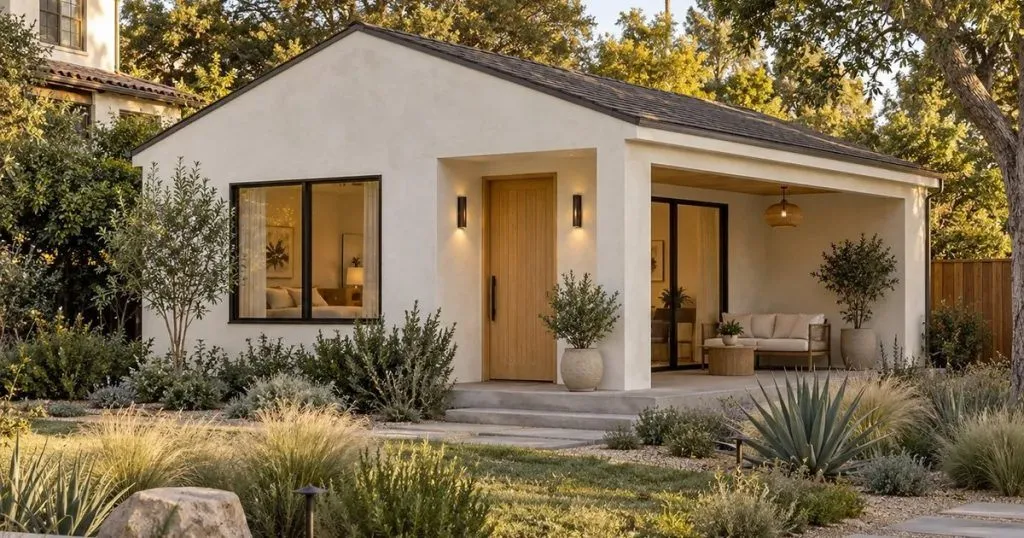 California detached ADU architectural design concept